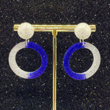 Small Circle Drop Earrings