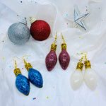 Christmas Light Earrings