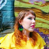 Large Round Jelly Earrings