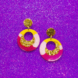 Metallic Glitter Circles