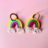 Rainbow Hoops - Yellow, Green, Fushia
