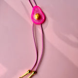Pink Avocado Bolo Tie