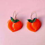 The Teaches of Peaches - Orange + Green Glitter