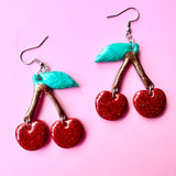 Cherries - Red Glitter