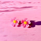 Blossom Studs - Pink + Yellow