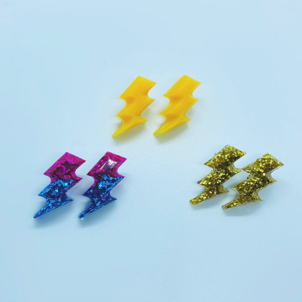 Lightning Bolt Studs
