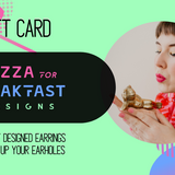 Pizza for Breakfast Designs Gift Card