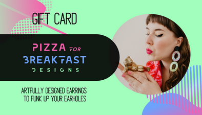 Pizza for Breakfast Designs Gift Card